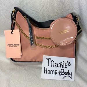 Juicy Couture Las Angeles California Womans small crossbody bag coin purse 2pc